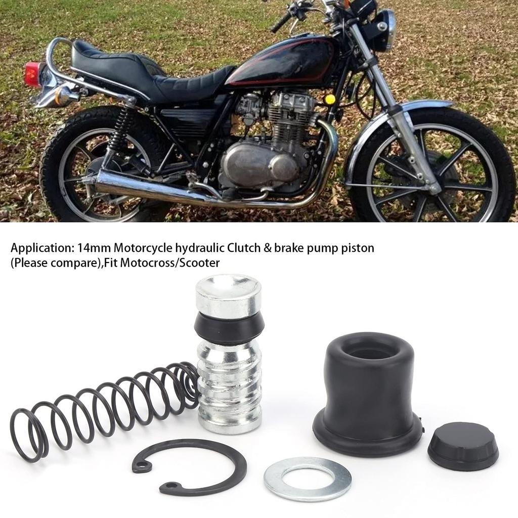 Задний главный тормозной цилиндр, детали для ремонта, 14 мм поршень плунжер мотоциклетного сцепления тормозного насоса