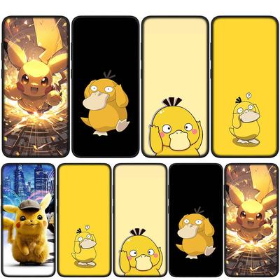 Чехол для iPhone 15 14 Xiaomi Redmi Note 13 12 11 Pro Max X 8 7 9 XR Samsung Galaxy S24 S23 A05 OPPO A15 Huawei Pikachus Psyduck Pokemon Pikachu Чехол