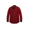 Рубашка мужская Polo Ss24 в клетку, однобортная, с длинным рукавом, красная MNPOWOV16823261-600