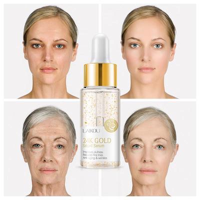 Антивозрастная сыворотка против морщин с улиткой и увлажняющая сыворотка с экстрактом 24-каратного золота 17 мл