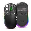 Hxsj T90 2.4G Беспроводная Механическая Мышь RGB Игровая Мышь Эргономичный Дизайн 10 Миллионов Нажатий 3600 Скоростей 6