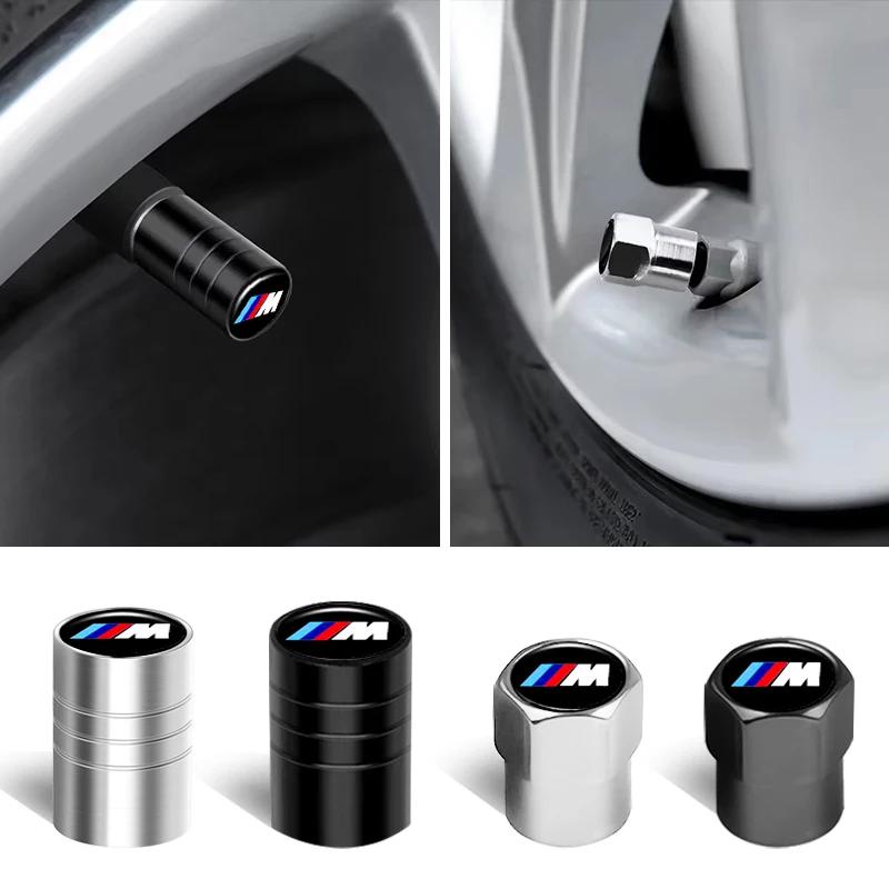 4pcs automobile metal logo wheel bracket valve core pad for BMW E36 E39 E46 E60 E90 E90 F1 F30 g20 g21 g30 g11 f15 x6. fszp41