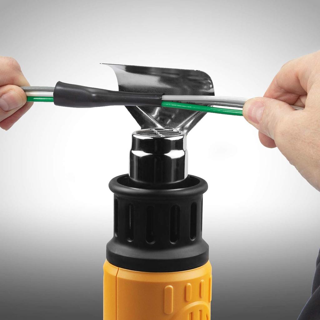 Фен горячего воздуха 1800 Вт 122℉~1202℉(50℃- 650℃) Комплект для быстрого нагрева, мощный термофен, регулируемая температура, защита от перегрузки с 4 насадками