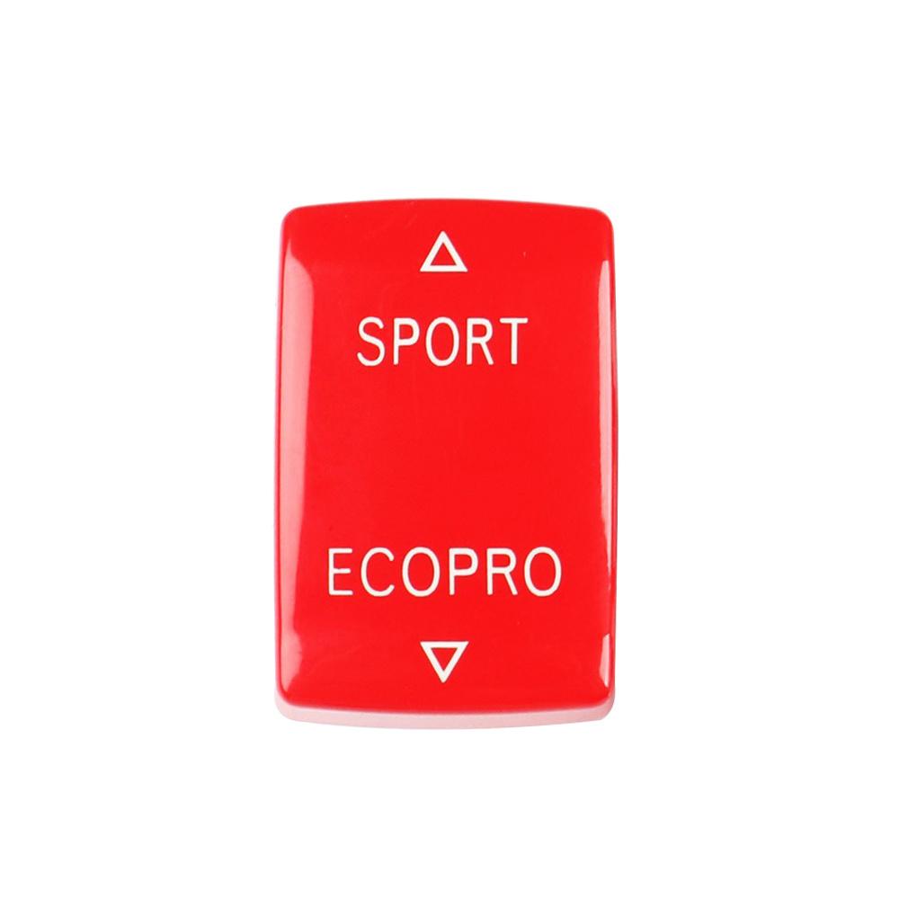 Наклейки на кнопки режимов КПП для BMW 1234 серии красные 4 штуки