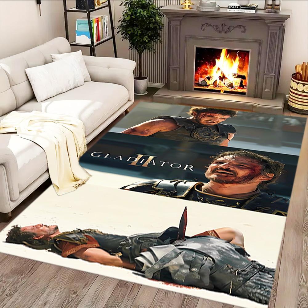 Gladiator's Final Stand rug for living rooms, bedrooms, home décor, and as gifts.