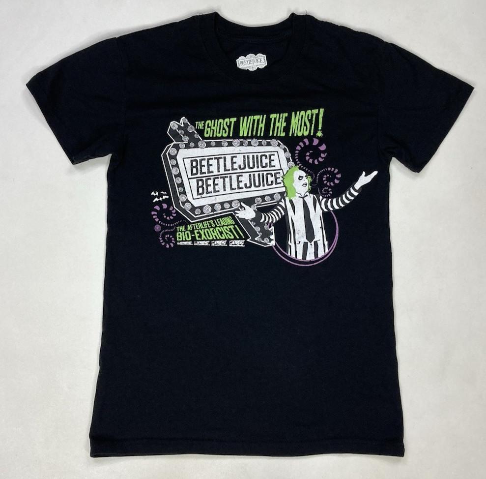 Beetlejuice Movie Graphic T-shirt Women Small Black Short Sleeve
