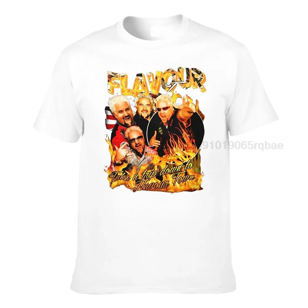 Guy Fieri Vintage 90s Tshirt Hip Hop Rap Tour Unisex Tee Shirt Cotton Casual Unisex T Shirt Unisexs Tee Shirts Tops
