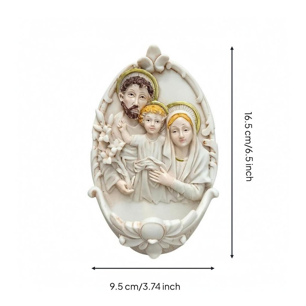Holy Family Wall Plaque Lightweight for Believers