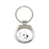 American Eskimo Dog, American Spitz - Keychain with a Dog, Keychain with a Print, Personalized Pendant from the Brand