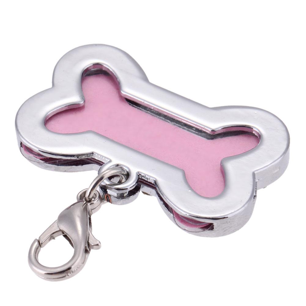 R# Pets Cat Dog ID Tags Индивидуальные персонализированные косточки в форме сплава Кристалл Бирка