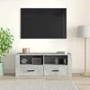 Maison Exclusive - Meuble TV Gris béton 100x35x40 cm Bois d'ingénierie