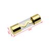 5PCS 10*38MM Gold Plated Glass AGU Fuse Fuses Pack Car Audio Amp Amplifier 10A 15A 20A 25A 30A 40A 50A 60A 70A 80A 100A Car Fuse Fuse Holders1