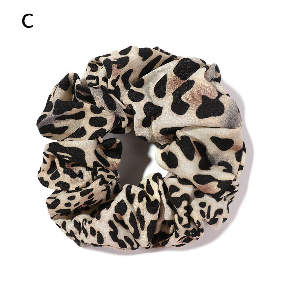 Аксессуары для волос Леопардовый принт Головной убор Резинка для волос в виде толстой кишки Эластичные резинки для волос Резинки для волос