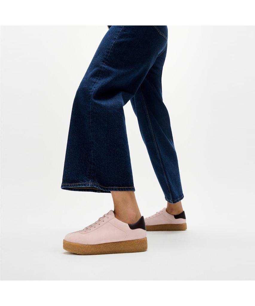 Fitflop [Ssf Exclusive] [Rally] Women'S Leather/Suede Sneakers - Clay Pink/Plumberry (Ft59K2N10X)