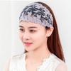 Вышитый обруч для волос с цветком в корейском стиле, модная кружевная повязка на голову, украшение для волос