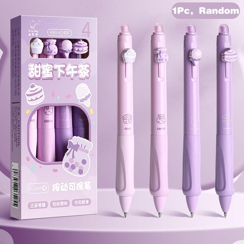 1/4 шт. мультяшная капибара панда стираемая нажимная нейтральная ручка быстросохнущая шариковая ручка модная фирменная ручка пишущие инструменты