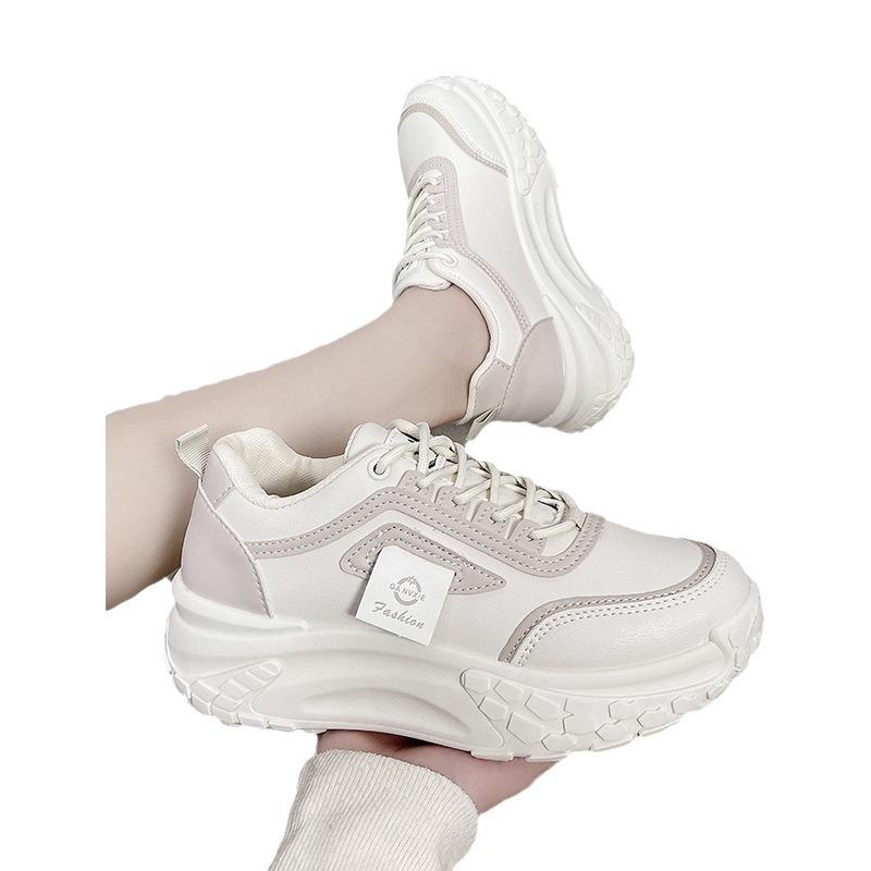 Обувь для папы, детская, весна-осень, платформа, новая, повседневная, спортивная, женская, кроссовки для бега для студентов