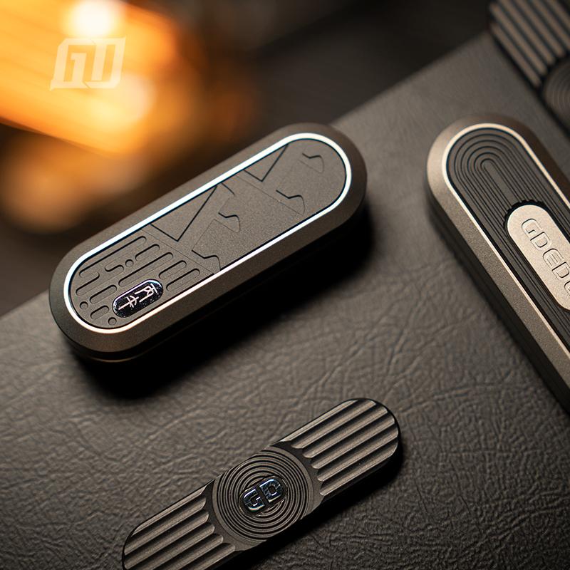 GD EDC удачливый слайдер металлический Интенсивный слайд-игрушка для пальцев Игрушка от тревоги Гаджеты для офисного стола Нажимной слайдер