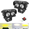 Motorcycle Driving LED Spotlight Hi/Low Beam For Headlight Auxiliary Fog Lamp ATV Scooter Moto Running Light Accessories 12V 24V