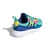 Adidas Originals Flex Series El C Comfortable Versatile Non-Slip Shock Absorbing Durable Low-Top Casual Shoes Kids Sneaker Green Blue FX5333