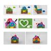 Unfinished DIY Painted Storage Jar DIY White Embryo House Mold Small House Piggy Bank  Home Decor