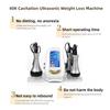 40K Cavitation Ultrasonic Weight Loss Machine Skin Lifting Tighten Massager RF Radio Body Slimming Fat Remove Machine