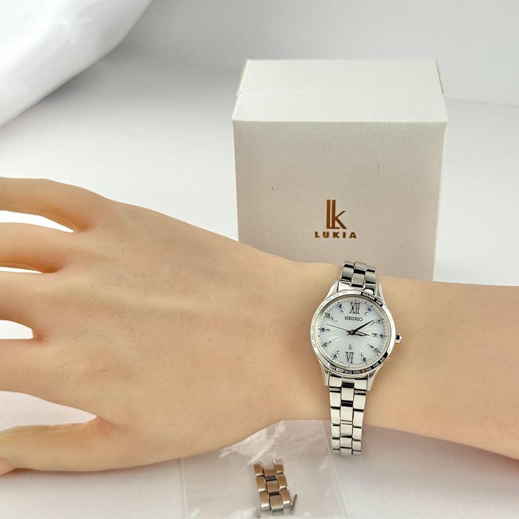 [USED] Limited Edition Seiko Lukia SSVV071 Radio Solar Women's Watch 202