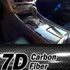 NEW 7D High Glossy Carbon Fiber Vinyl Film Car Styling Wrap Motorcycle Styling Accessories Interior Carbon Fiber Film