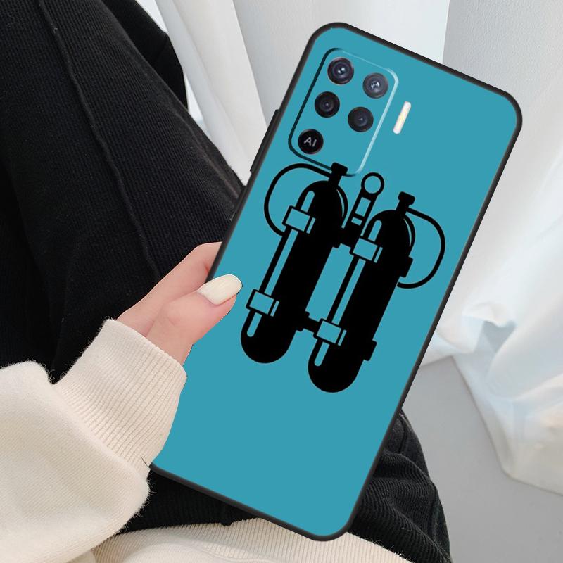 Чехол для дайвинга, подводного плавания, пещерного спелеологии для Oppo A40 A60 A80 A5 Pro A15 A16 A17 A57 A77 A94 A74 A54 A76 A96 A18 A38 A58 A78 A98