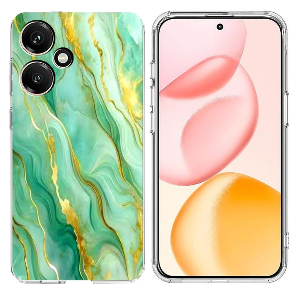 Для Honor 400 5G (Глобальный) Чехол Печать Мраморный Узор Мягкий ТПУ Чехол для Телефона