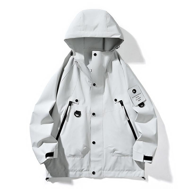 Jacket Jacket Autumn American Functional Tooling Loose Men's Large Size Couple Casual Top Jacket