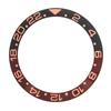 Watch Ceramic Bezel Insert Replacement Protective Watch Bezel Insert Accessory Black Rose Red 1.6in