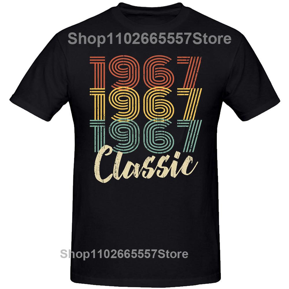 Classic 1967 Original Vintage 57th Birthday Gifts 57 Year Old T Shirts Summer Christmas Party Cotton Retro Gift Idea T-shirt
