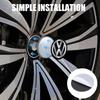 Для VW Volkswagen Jetta MK5 Golf 4 шт. 60 мм / 63 мм / 68 мм Центральные колпаки колес автомобиля Покрышки для дисков колес Автоаксессуары Для Volkswagen