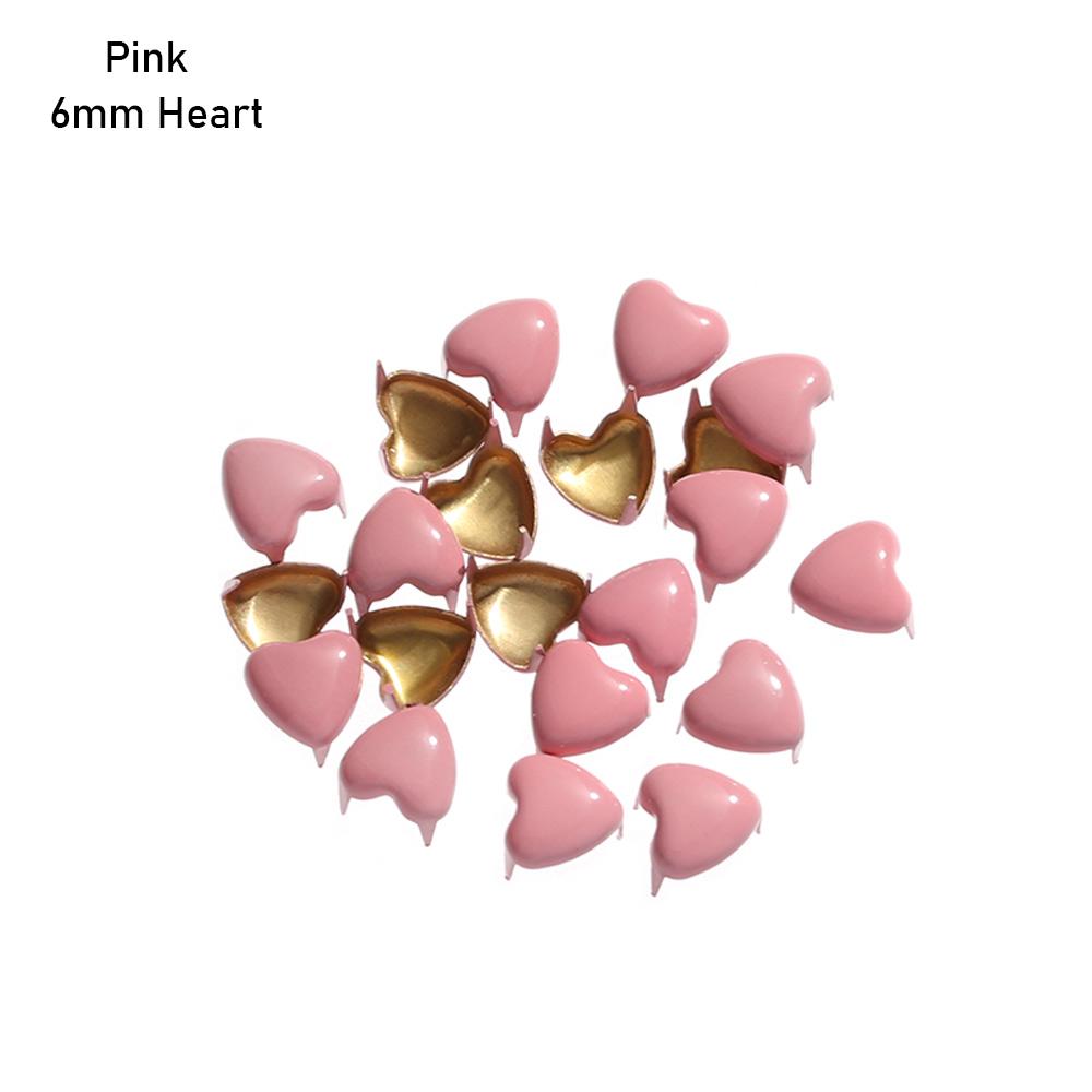 20Pcs 5/6mm Handmade Star Buckles Decor Sewing Accessories Love Buttons Buckles Doll Clothing