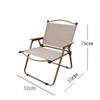 Nylon Material Steel-Pipe Folding Chair Camping Camping Fishing Portable Folding Backrest