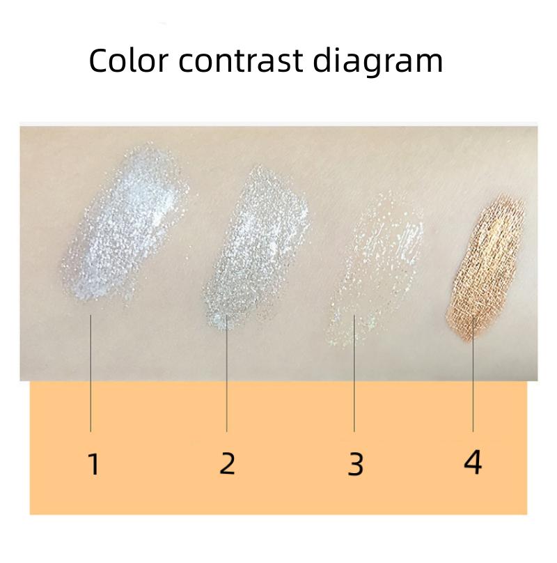 4 Colors Liquid Eye Shadow Diamond Glitter Eyeshadow Brush Pen Waterproof Long Lasting Eye Shadow Women Girls