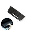 Real Carbon Fiber Car Interior Center Console Cigarette Light Cover Trim Sticker For BMW 3 Series E90 E92 2005-2012 Accessories