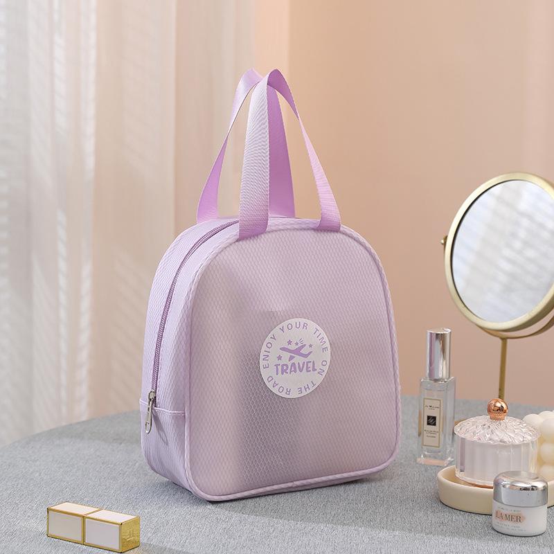 Waterproof Cosmetic Bag Travel Portable Storage Bag Wet and Dry Wash Bag Frosted Model Cosmetic Bag Storage Bag