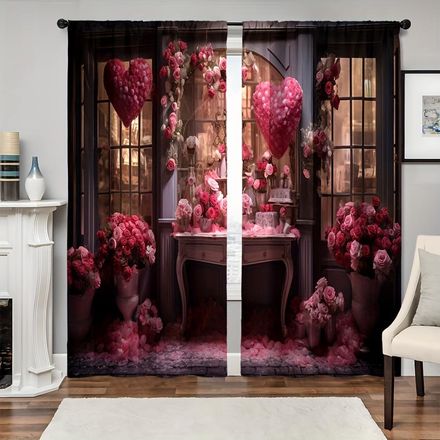 2 шт. Винтажные викторианские шторы с 3D-принтом, ретро-узор для гостиной и спальни, домашний декор для классической сцены, театральной атмосферы