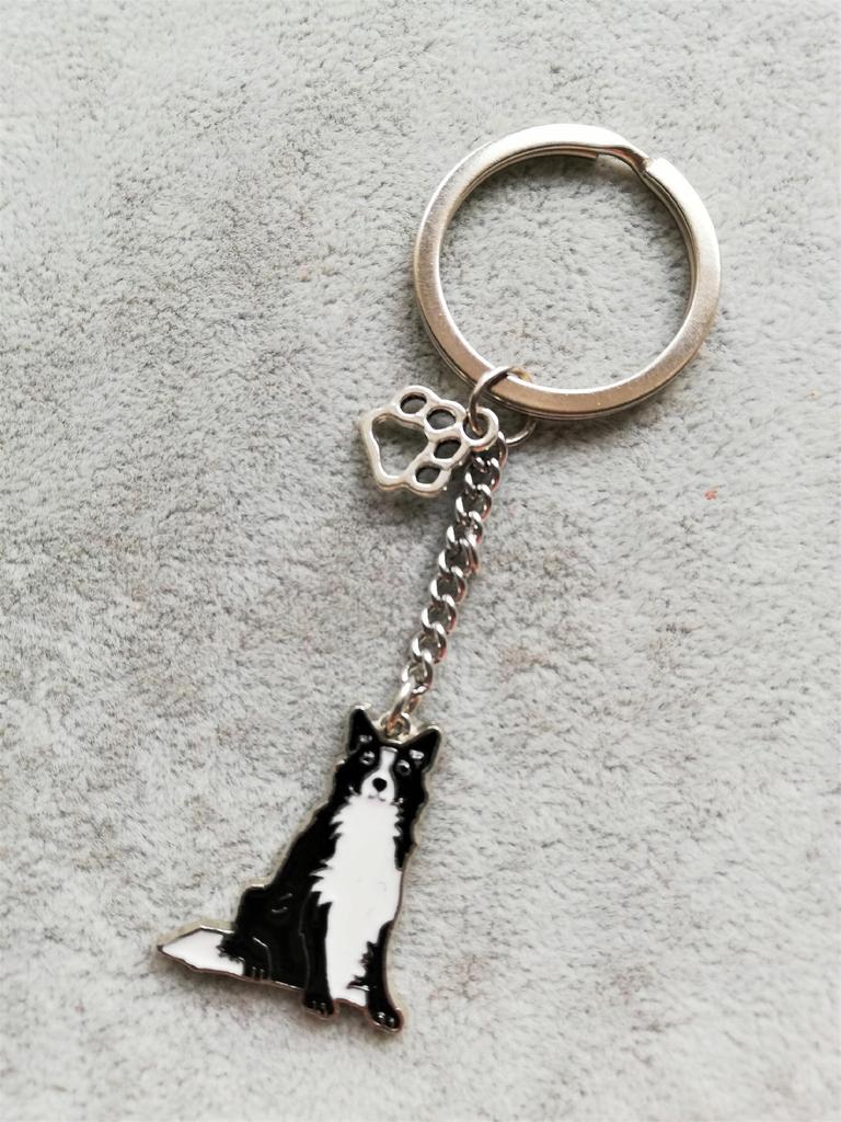 Breloczek brelok do kluczy pies border collie