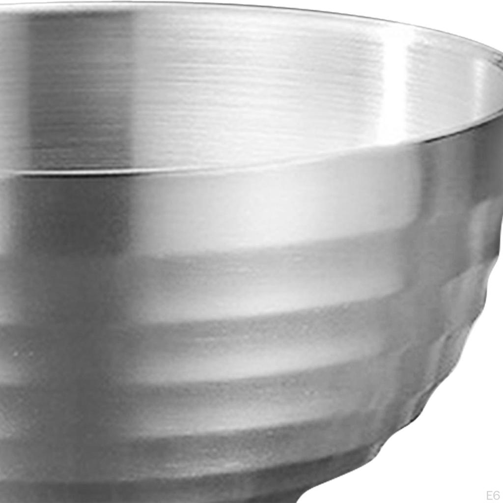 Миска из нержавеющей стали, миска для лапши, с двойными стенками, легко моется, подходит для лапши Удон Соба Фо, изоляция