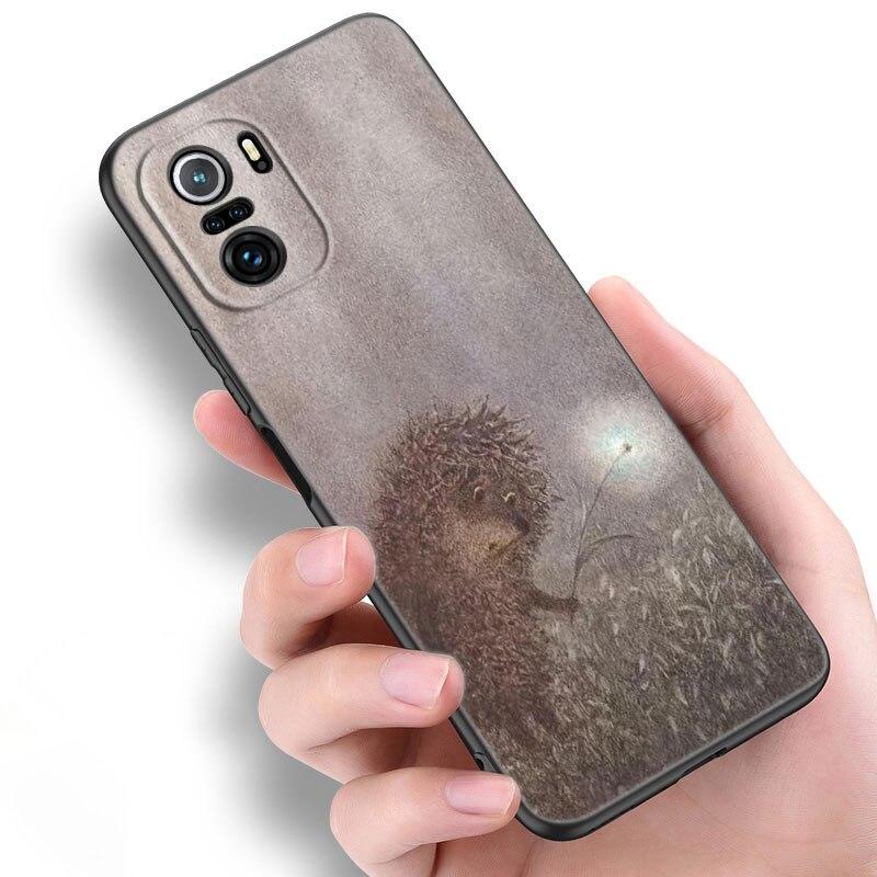 Чехол для телефона «Ежик в тумане» для Xiaomi Mi POCO X3 NFC GT M4 M3 12 11T 10T Pro A3 11 Lite NE 5G 12X 11i F3, мягкий черный чехол