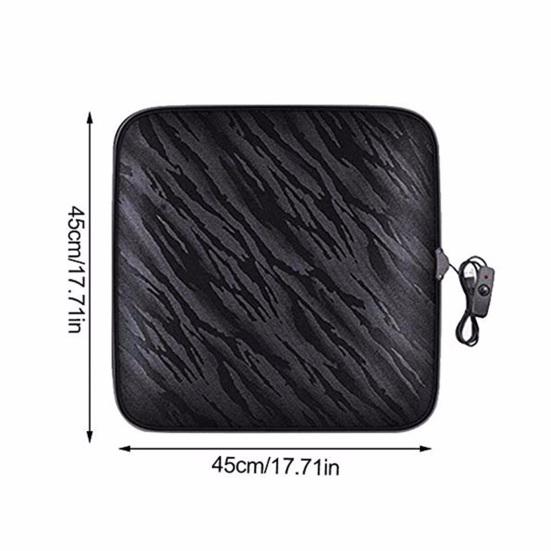 Car Seat Warmer Heating Evenly Plug And Play Non-slip Fast-Heating Switch Control Keep Warm USB 12V Heated Car Seat Cushion for Automobile