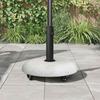 Sun Umbrella Base 21 kg Light Grey Concrete Round