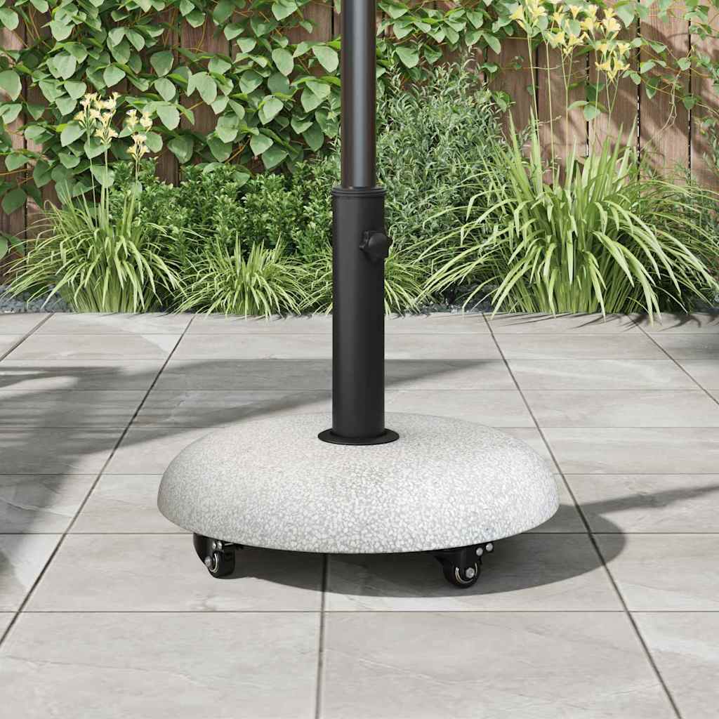 Sun Umbrella Base 21 kg Light Grey Concrete Round