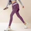 Женские брюки для йоги с высокой талией, имитация двух предметов, быстросохнущие, облегающие брюки, эластичные леггинсы с эффектом подтяжки ягодиц, цветные блоки, для фитнеса