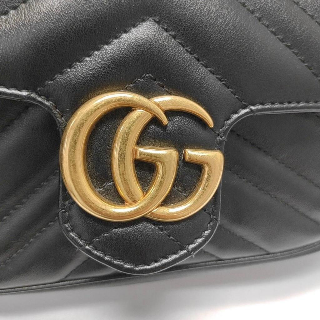 [Pre-Owned] Gucci Handbag 'Black' - Very Good #QE6NS
