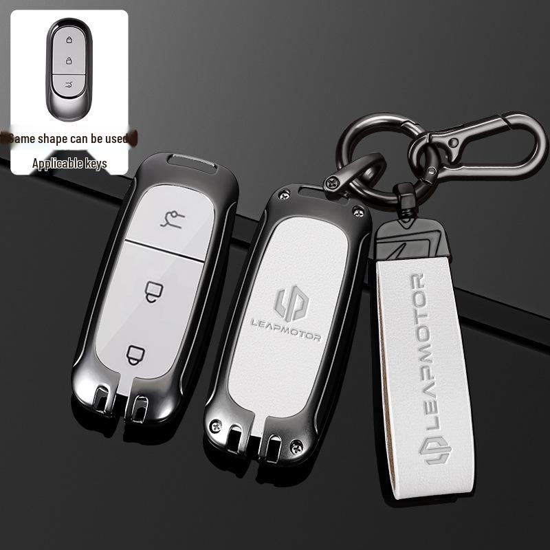 Чехол для ключей Leapmotor для C01/T03 и C11 Пряжка, S01 Увеличенный запас хода, Модель 2022 года - Полное покрытие