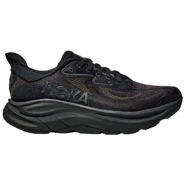 HOKA One One CLIFTON 10 Нескользящие Устойчивые к истиранию Низкие Повседневные Беговые Кроссовки Мужские Черные 1162051-BBLC